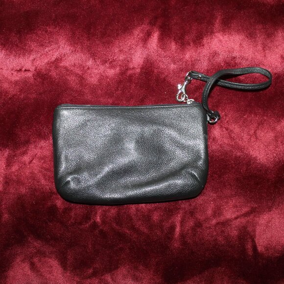 Black coach small wristlet - Picture 3 of 4